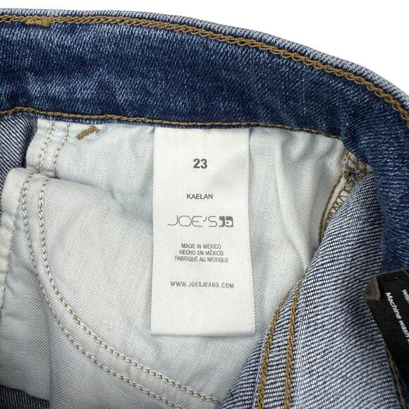 NWT JOE'S JEANS The Scout Kaelan Tomboy Slim Leg Jean Size 23 Blue - Picture 6 of 8